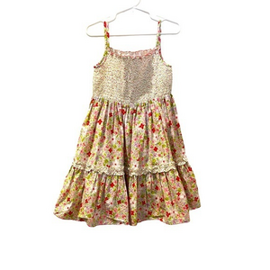 Sarah Louise Floral Printed Strappy‎ Dress Girl’s Size Small